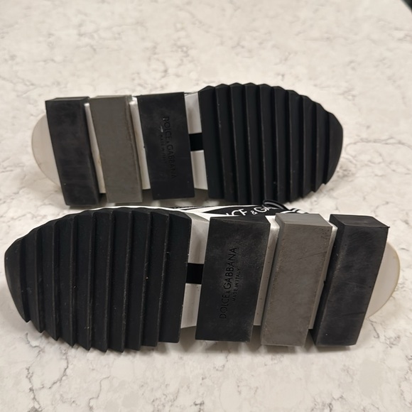 Dolce & Gabbana white knit fabric sorrento slip on - Picture 13 of 13